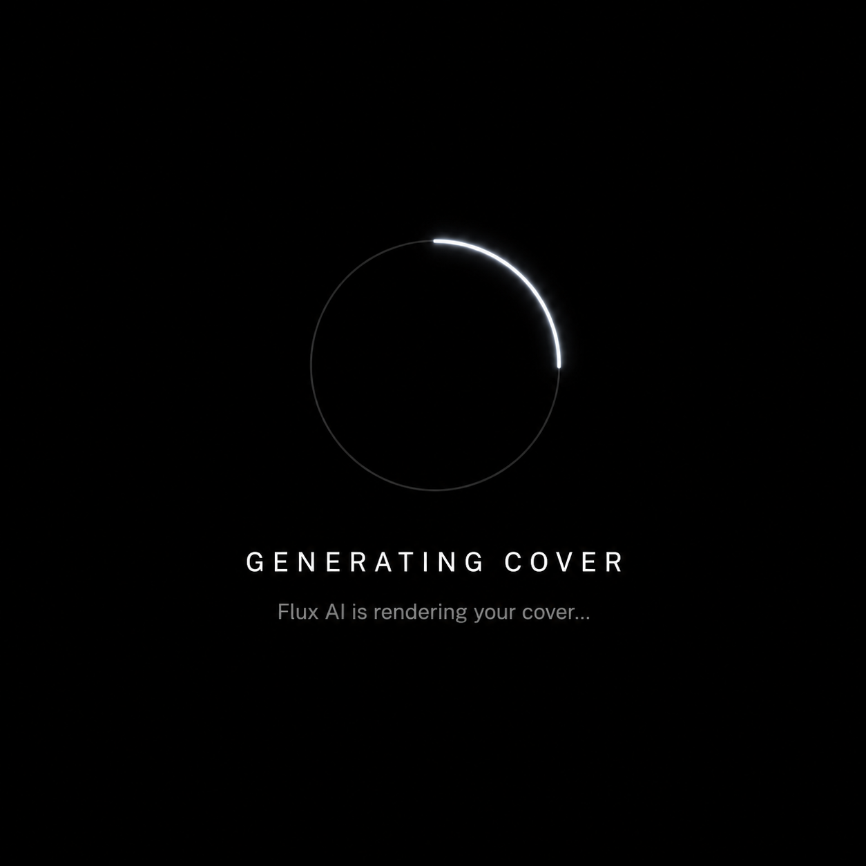 AI generates your cover